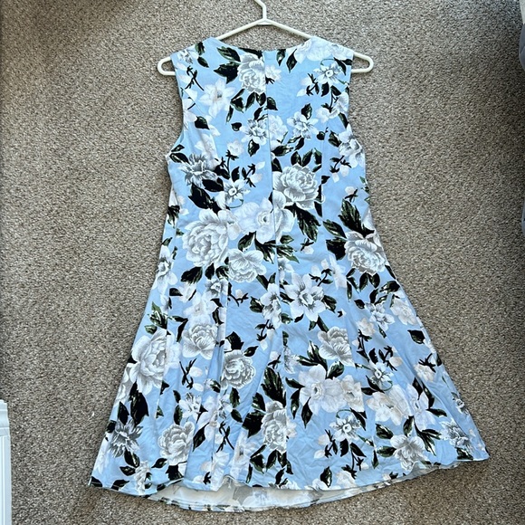 Blue Floral Dress - Picture 2 of 4